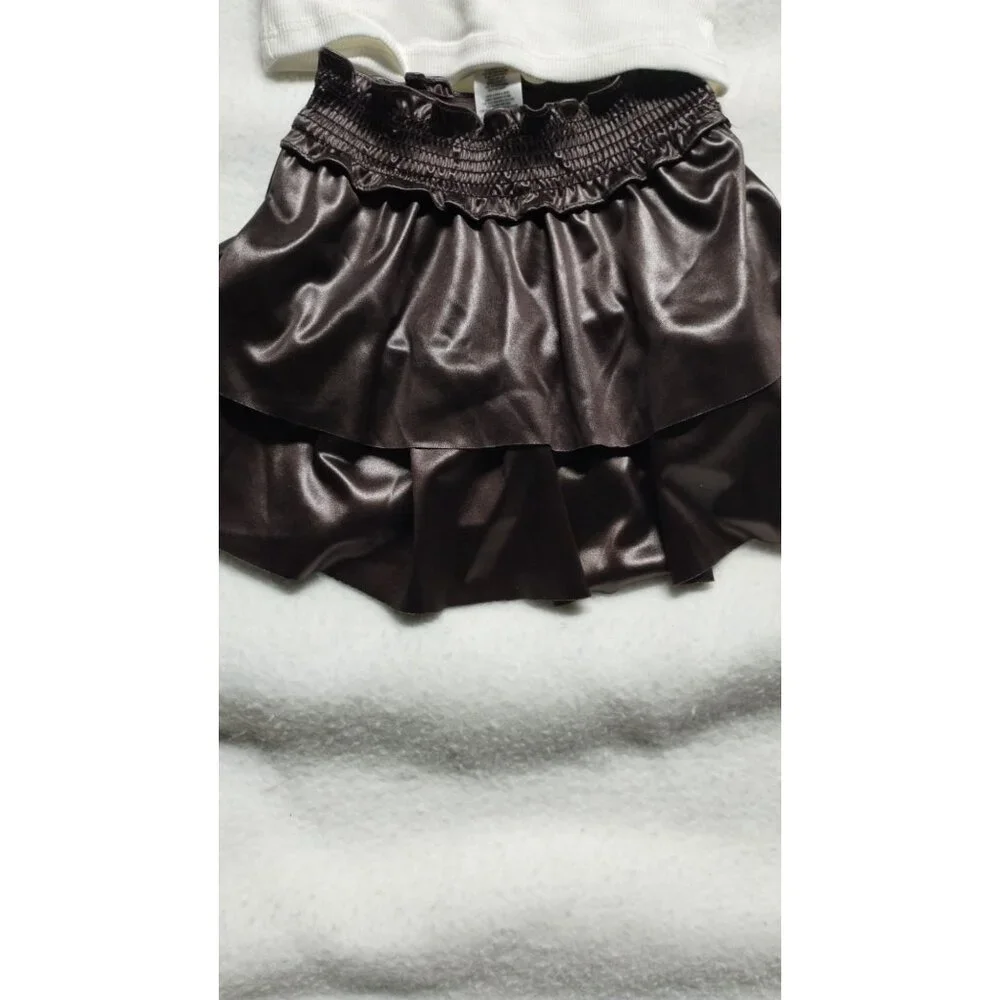 Little Lass Girls 3-Piece Outfit Set 2T - Cardigan, Top with Hearts‎ & Skort - Picture 9 of 12